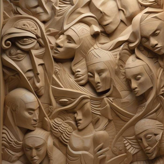 نموذج ثلاثي الأبعاد لآلة CNC 3D Art 